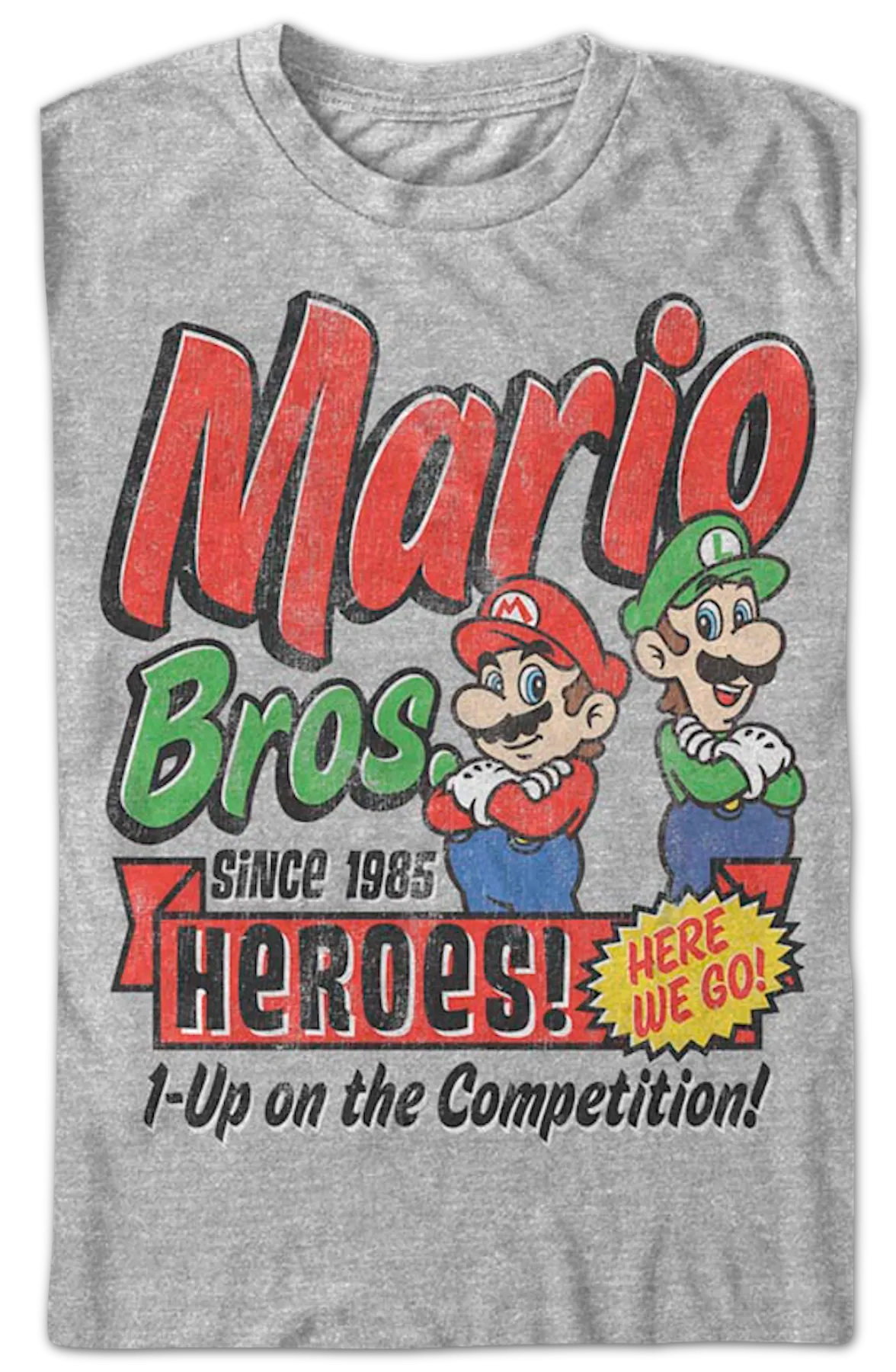 1-Up on the Competition Super Mario Bros. Nintendo T-Shirt