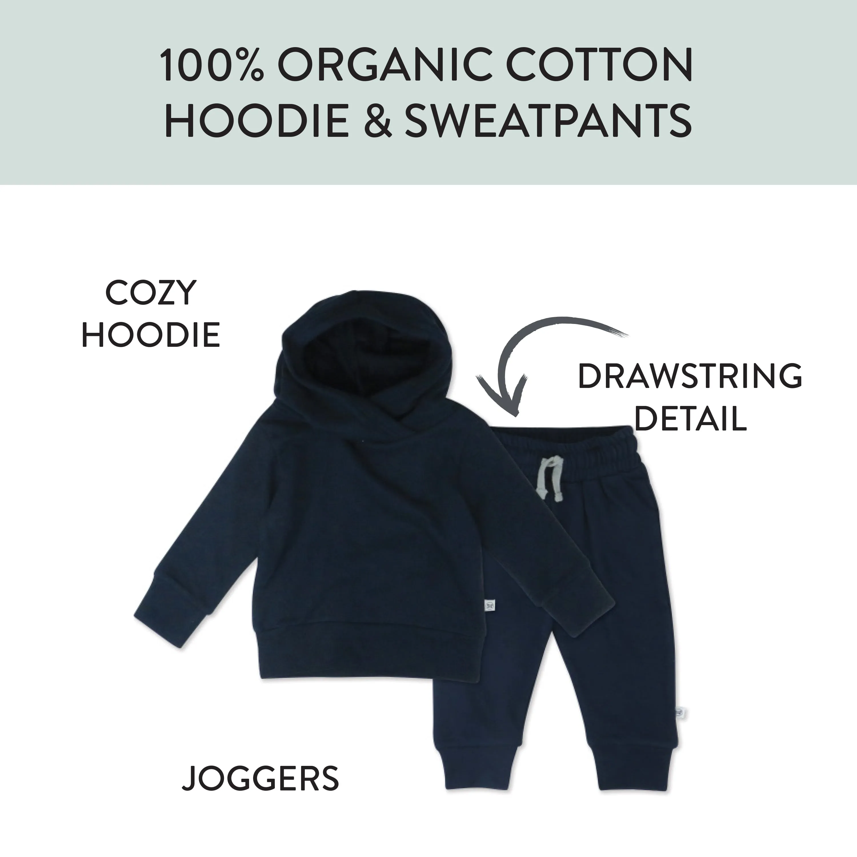 2-Piece Light Weight Hoodie & Sweatpant Set