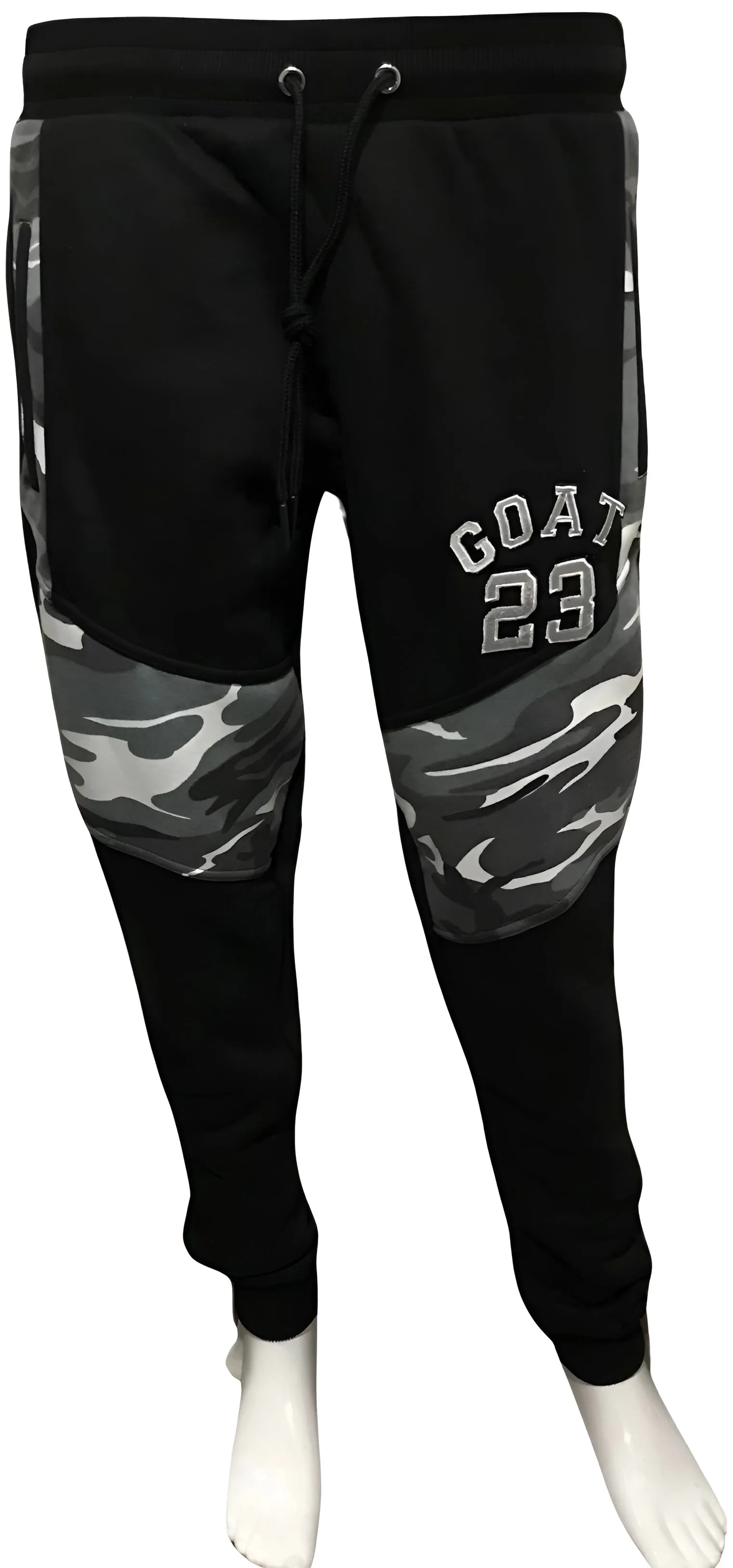 ^23 GOAT^ (GREY-CAMO) LUXURY JOGGER SWEATS