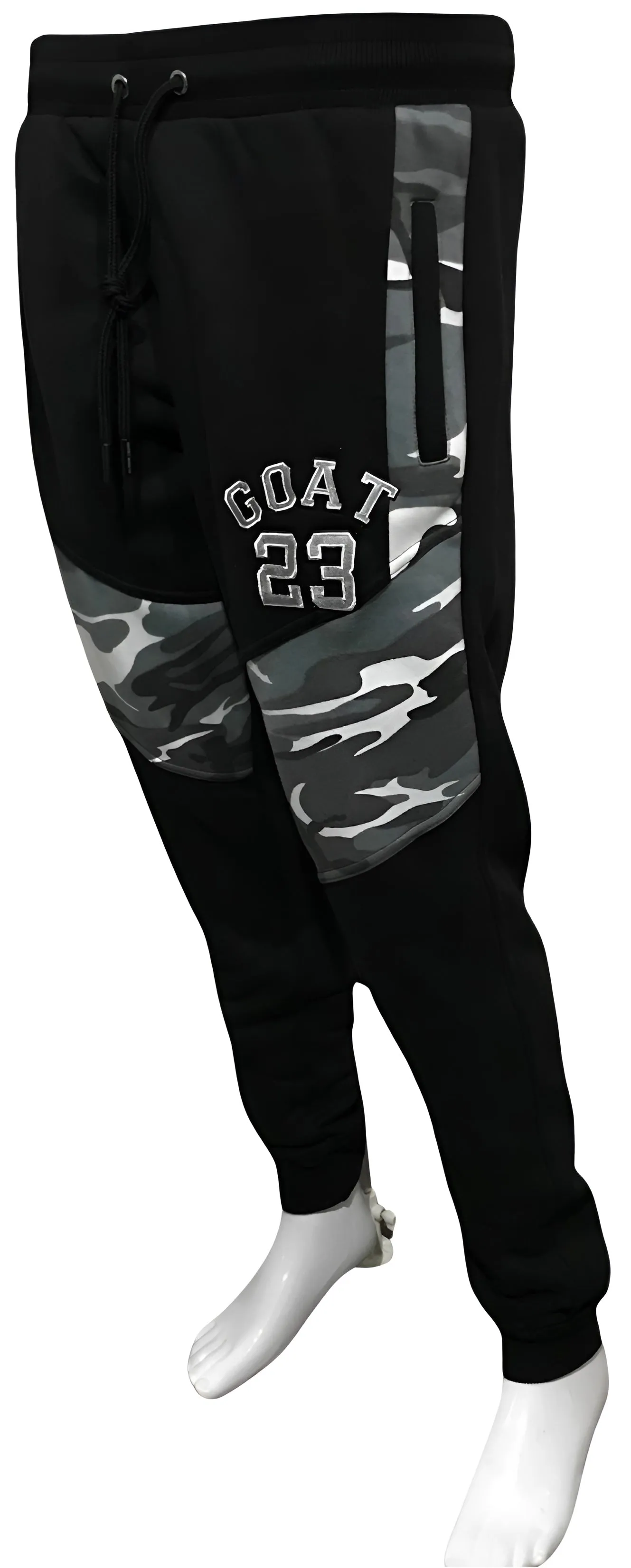 ^23 GOAT^ (GREY-CAMO) LUXURY JOGGER SWEATS