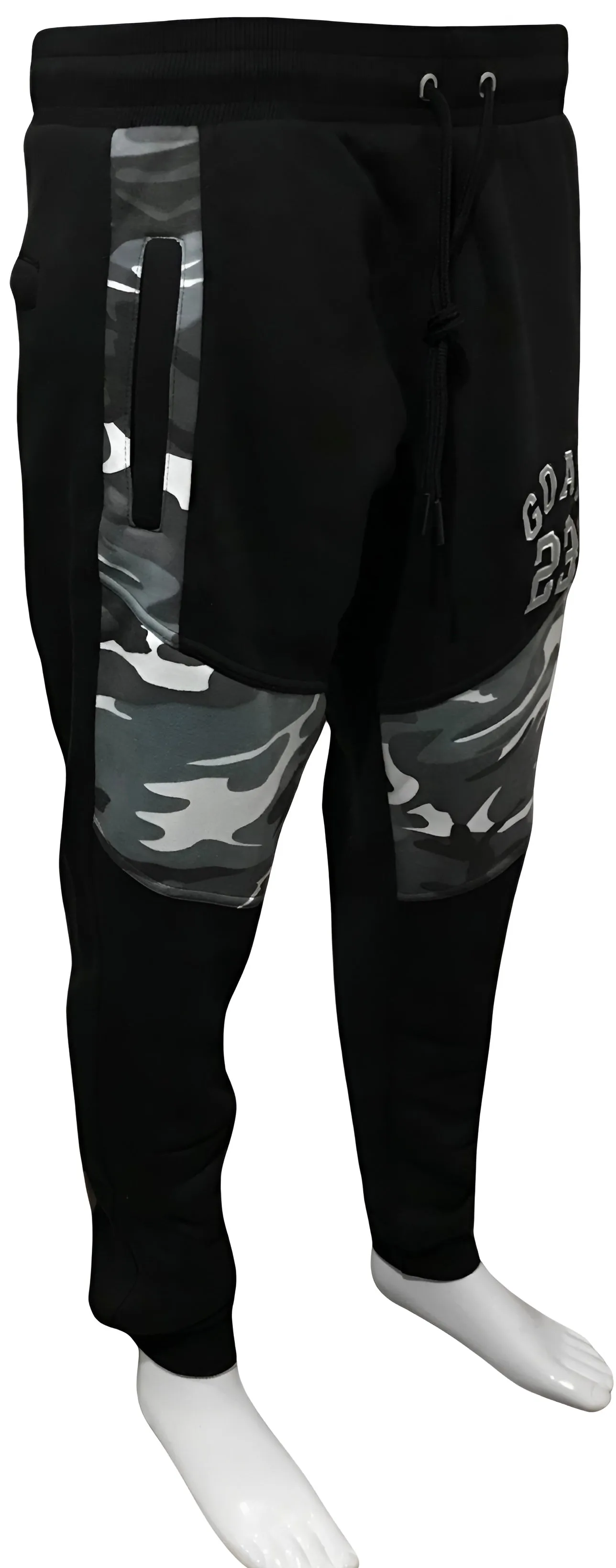 ^23 GOAT^ (GREY-CAMO) LUXURY JOGGER SWEATS