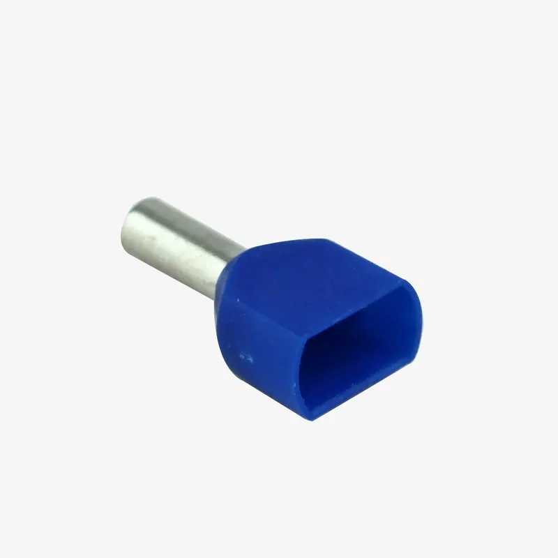 2.5 sqmm Twin Insulated Terminal Ferrule End Lug (Pack of 5) Crimp Wire Lugs/End Sealing Lugs/Crimp Connectors/Tubular Lugs