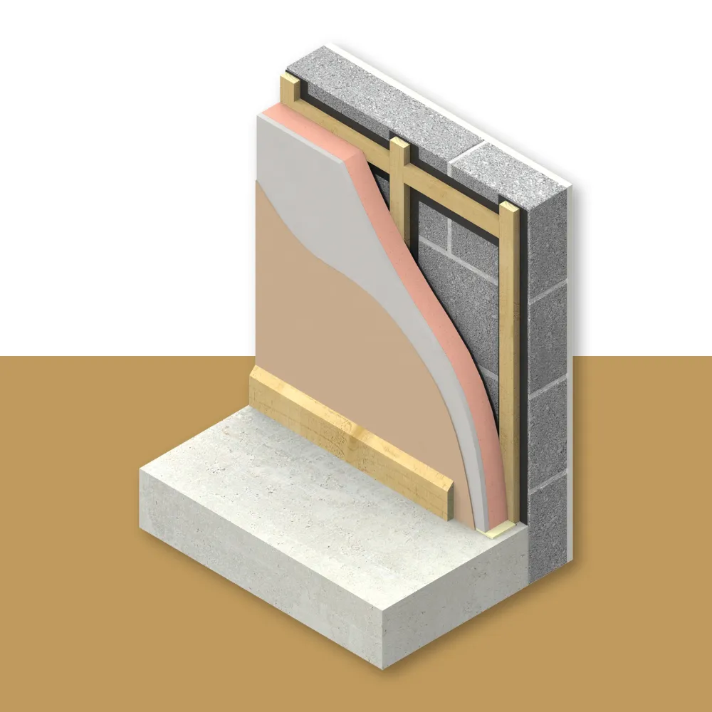 37.5mm Kingspan Kooltherm K118 Insulated Plasterboard (2400x1200mm) - per board