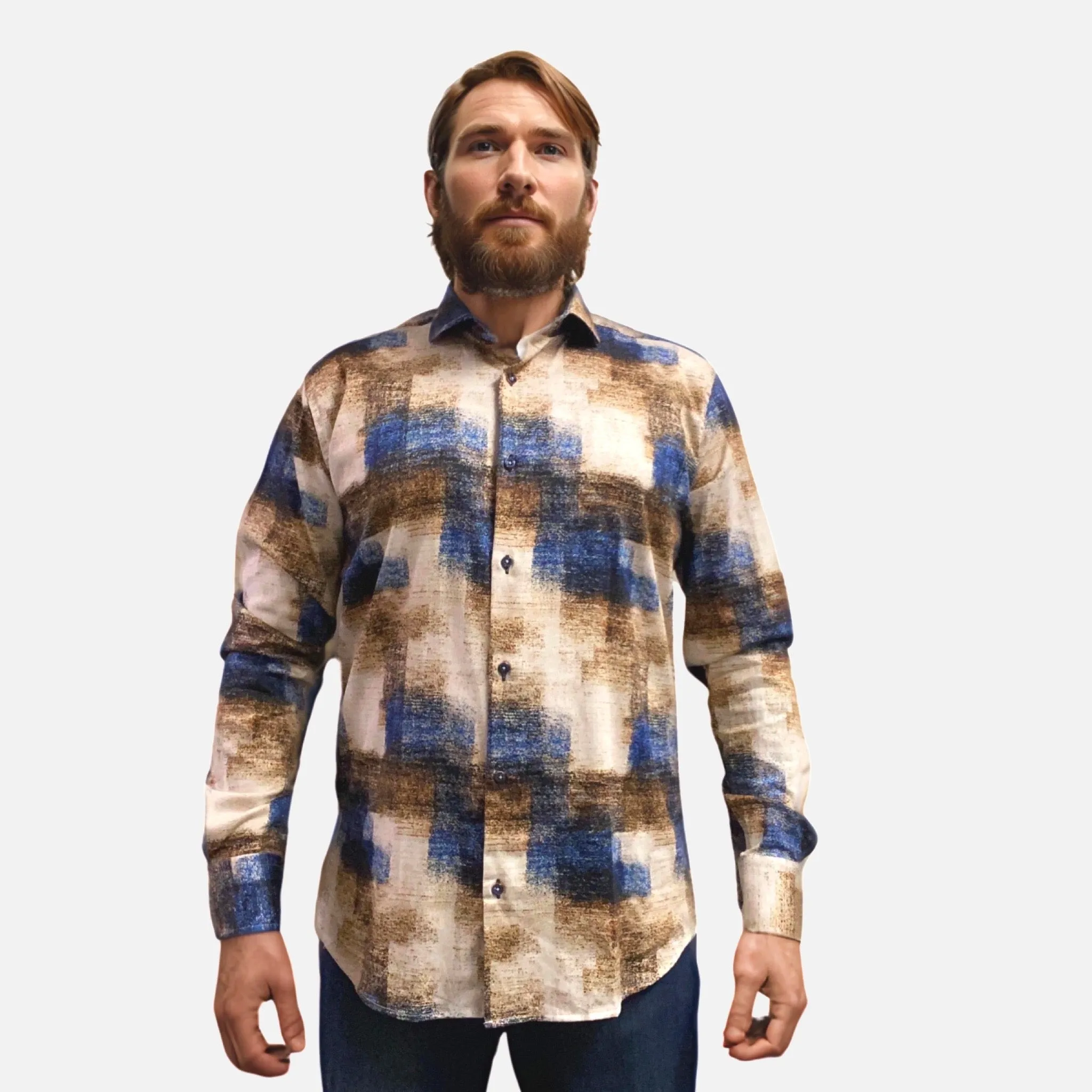 7 Downie St Men's Long Sleeve Shirt | Clearance