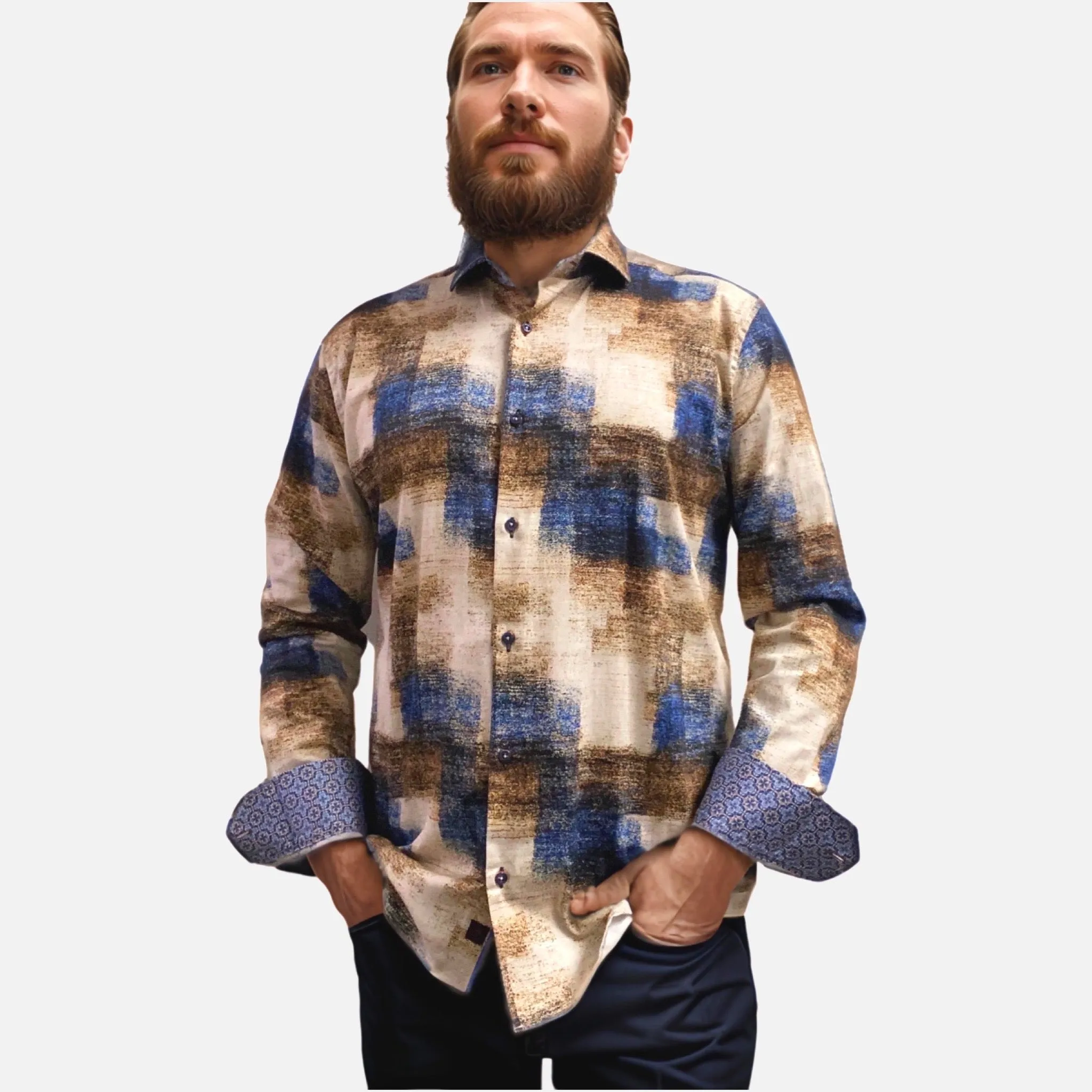 7 Downie St Men's Long Sleeve Shirt | Clearance