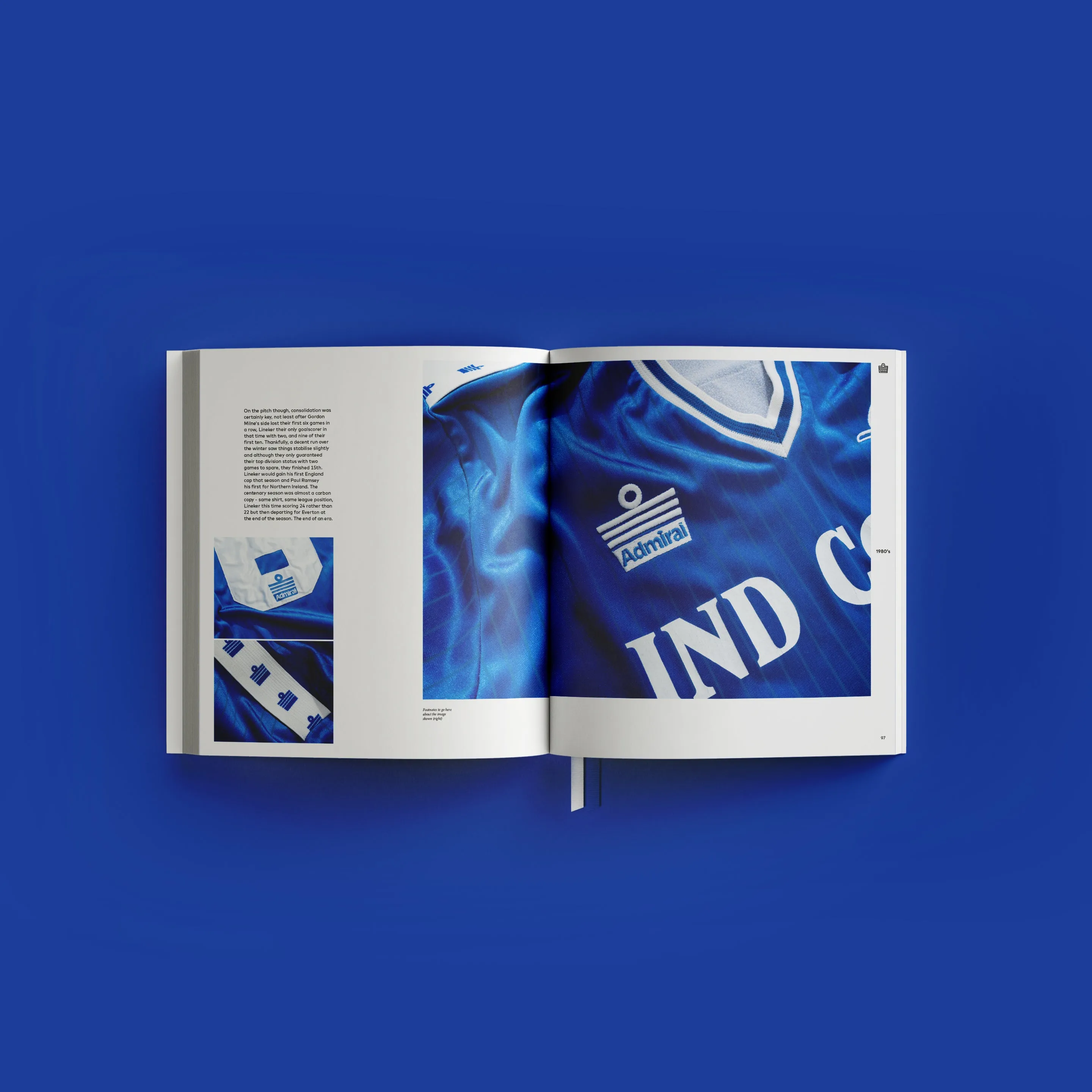 Admiral 50 Years of the Replica Shirt - Book