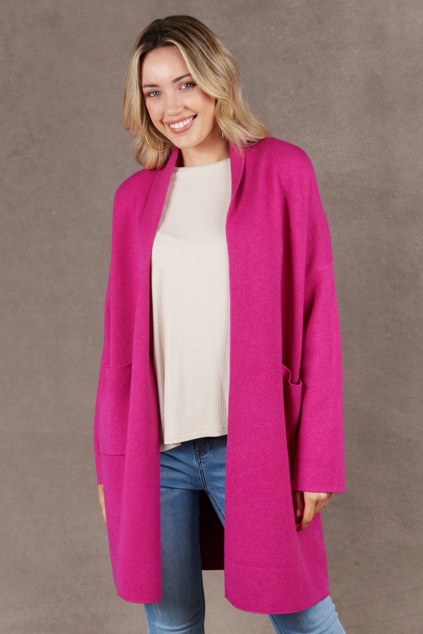 Alawa Cardigan - Magenta