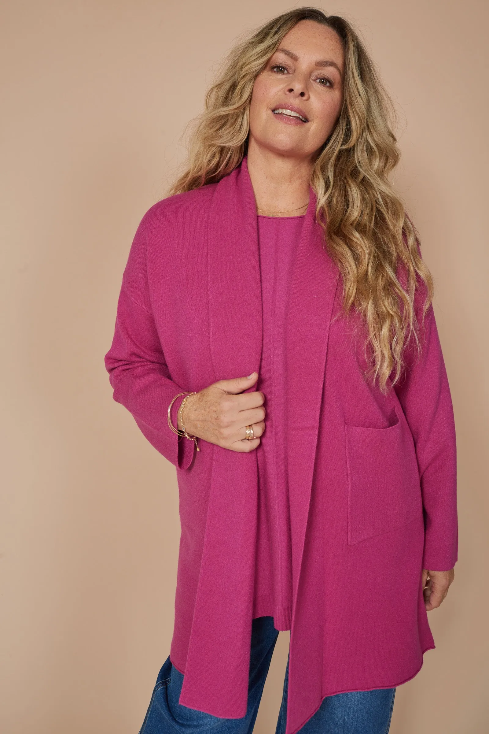 Alawa Cardigan - Magenta