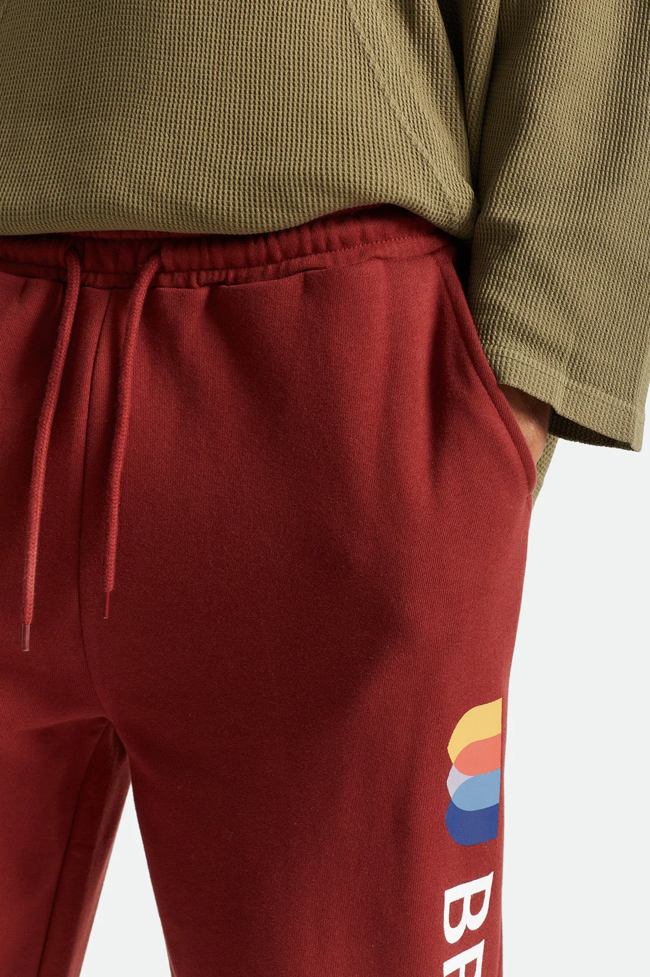 Alton Sweatpant - Dark Brick