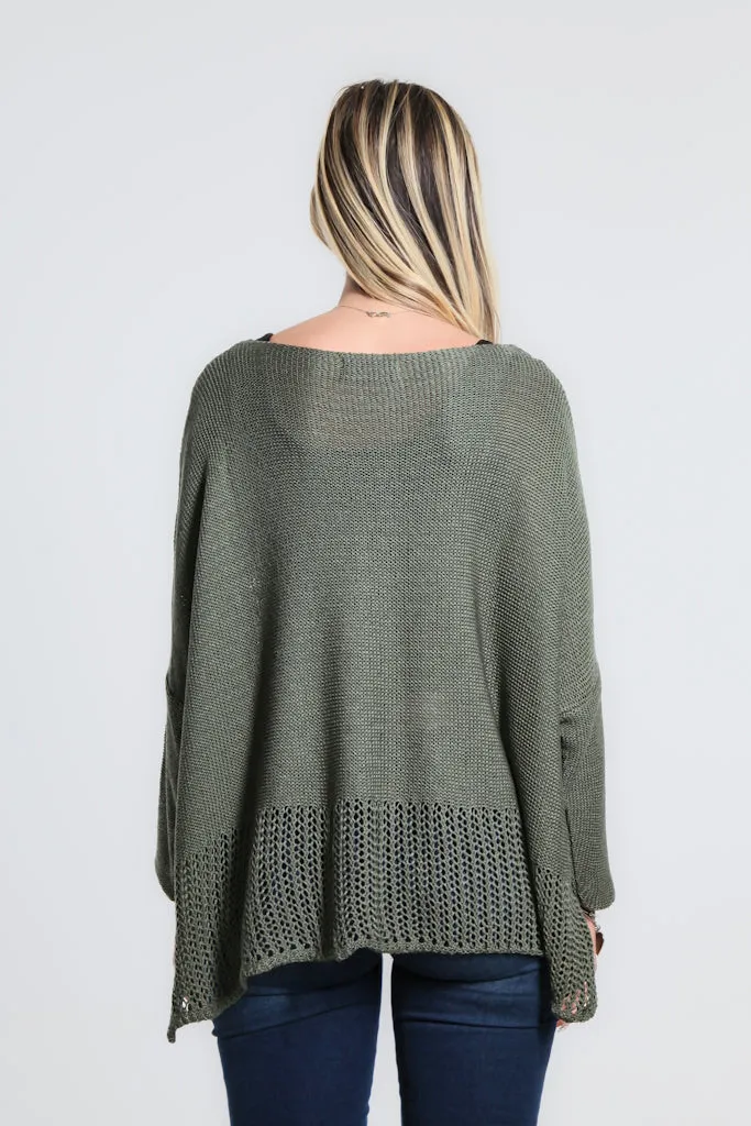 Amani Crop Sweater (BQ905)