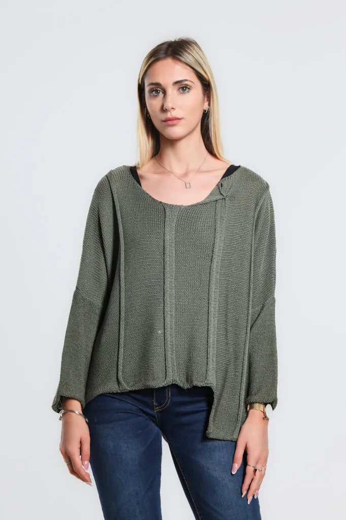 Amani Crop Sweater (BQ905)