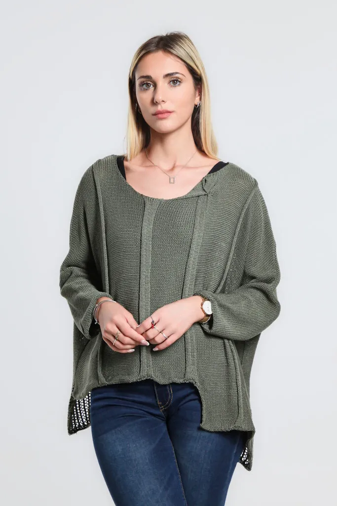 Amani Crop Sweater (BQ905)