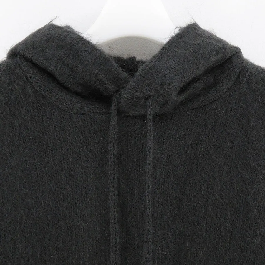 【AURALEE/オーラリー】<br>BRUSHED SUPER KID MOHAIR KNIT P/O PARKA <br>A23AP01KM