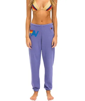 Aviator Nation Women Logo Stitch Sweatpants Lavender