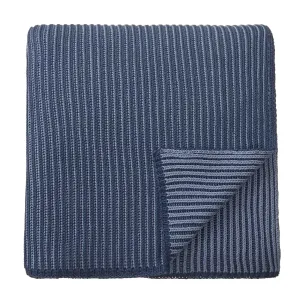 Azoia Blanket [Grey blue/Light grey blue]