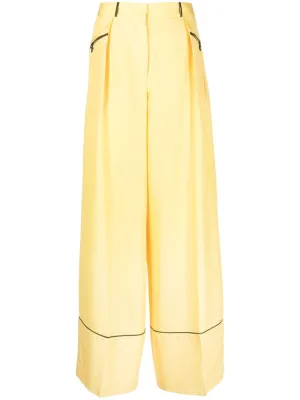 Bally Trousers Yellow