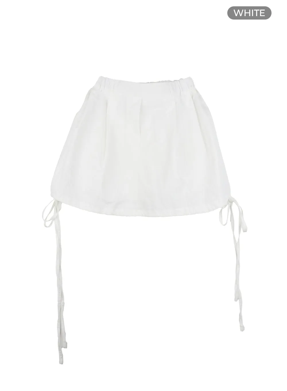 Banded Pintuck Mini Skirt OL417