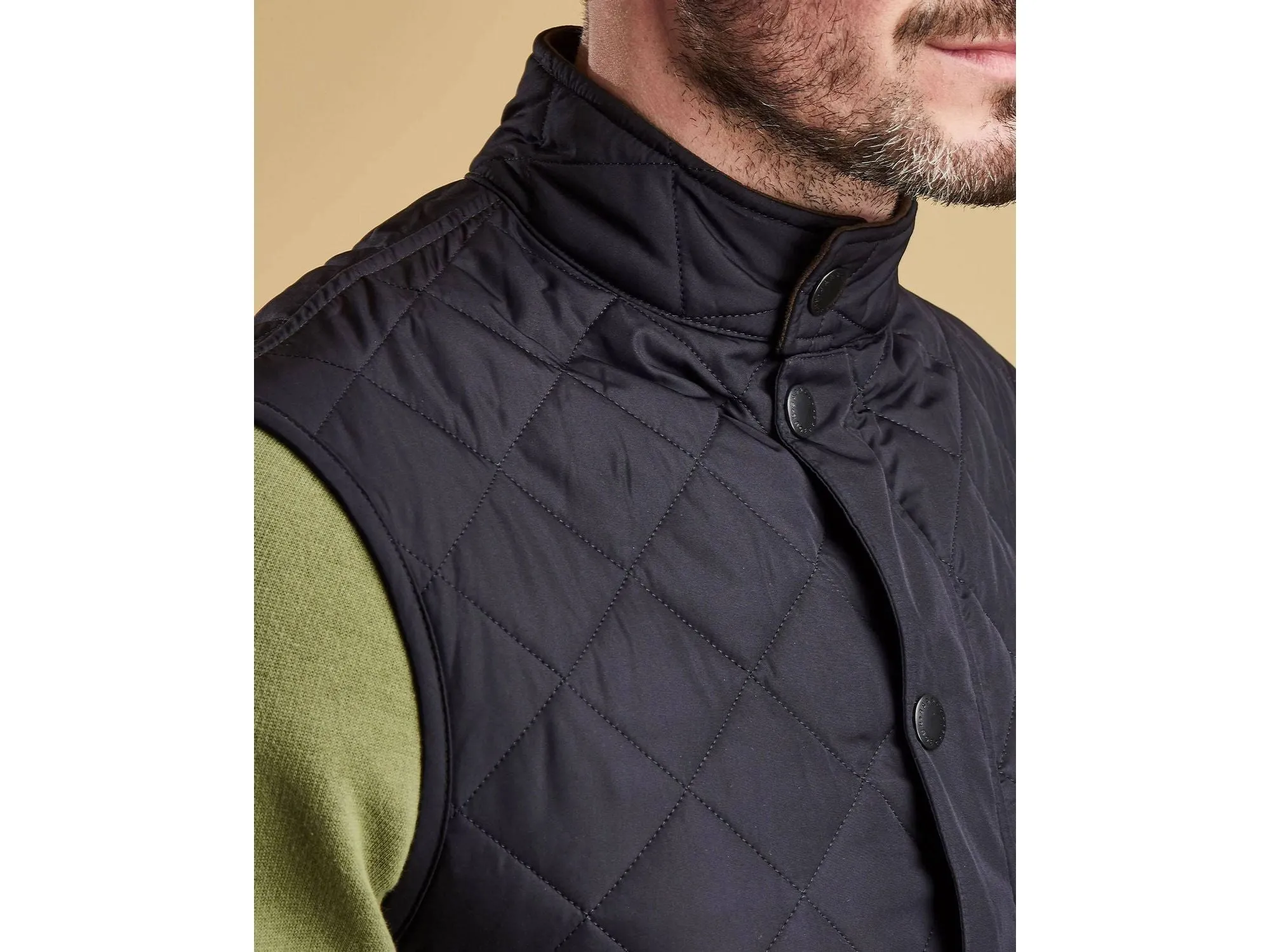 Barbour Lowerdale Gilet Quilted Lightweight Insulated Vest In Navy