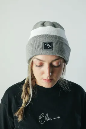 Beanie - Ash / White