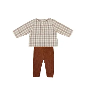 Bebe Organic Oliver Nature Check Baby Set