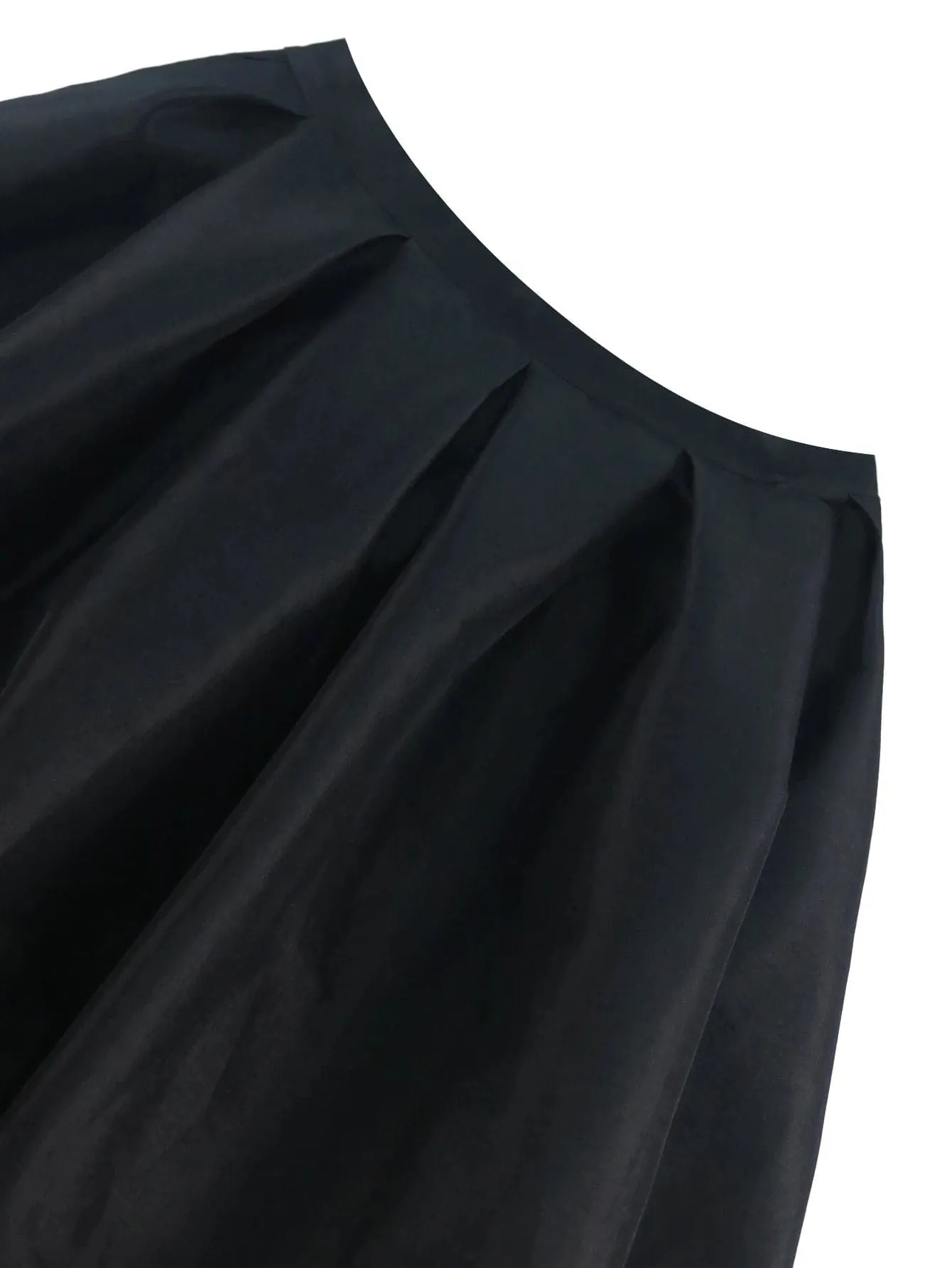 Black Party Skirts - Fashionable Floor-Length Skirt for Women, Loose Fit, Plus Size (L-4XL)