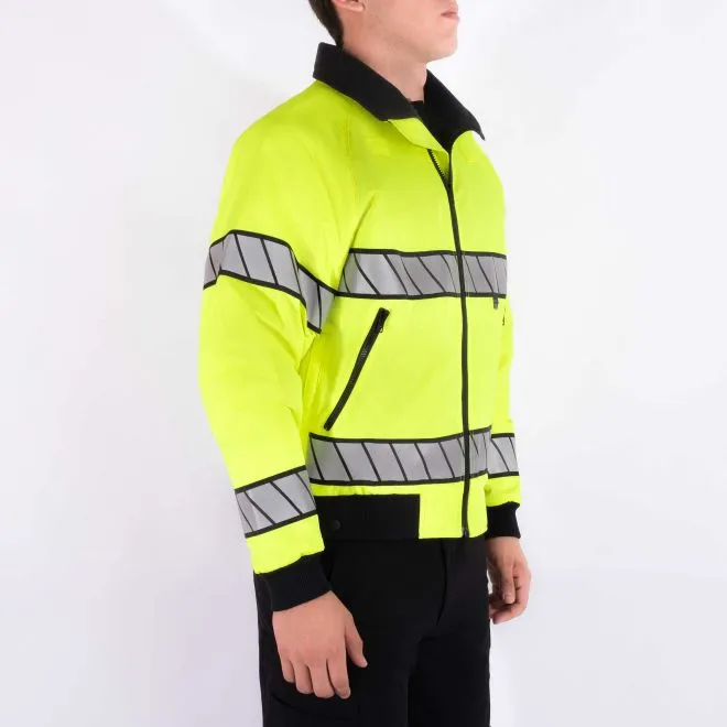 Blauer Hi-Vis Fleece Lined Bomber