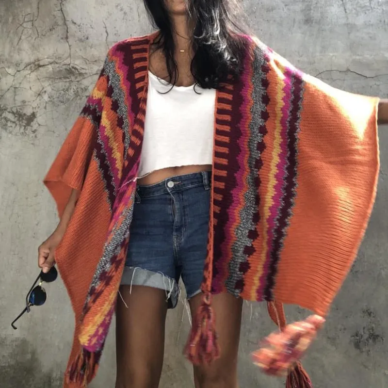 Boho Tassel Pashmina