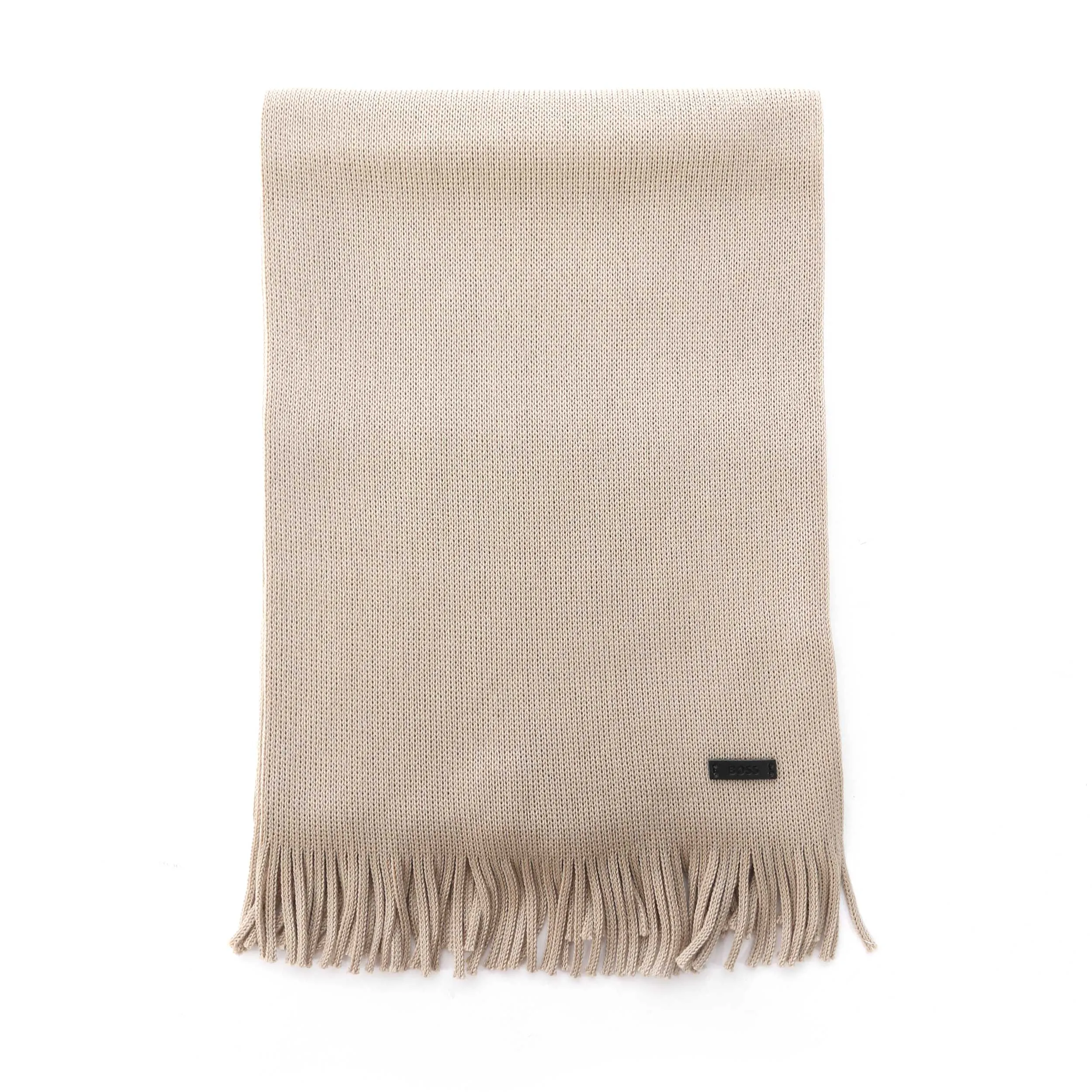 BOSS Albas Scarf in Light Beige