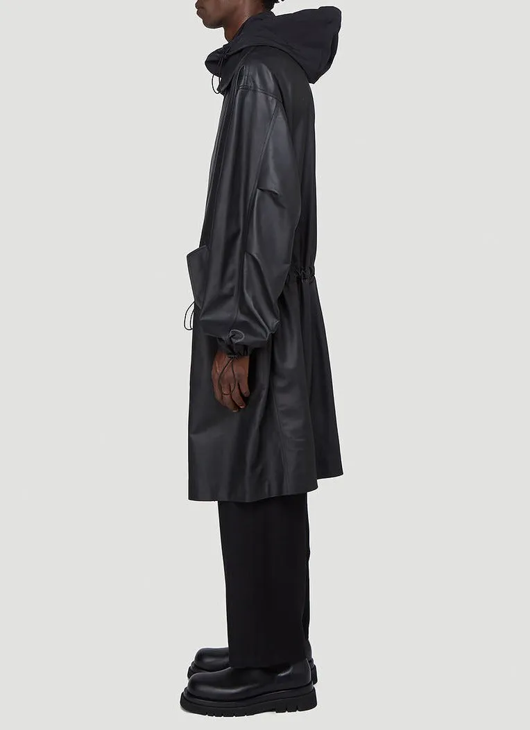 Bottega Veneta Leather Parka