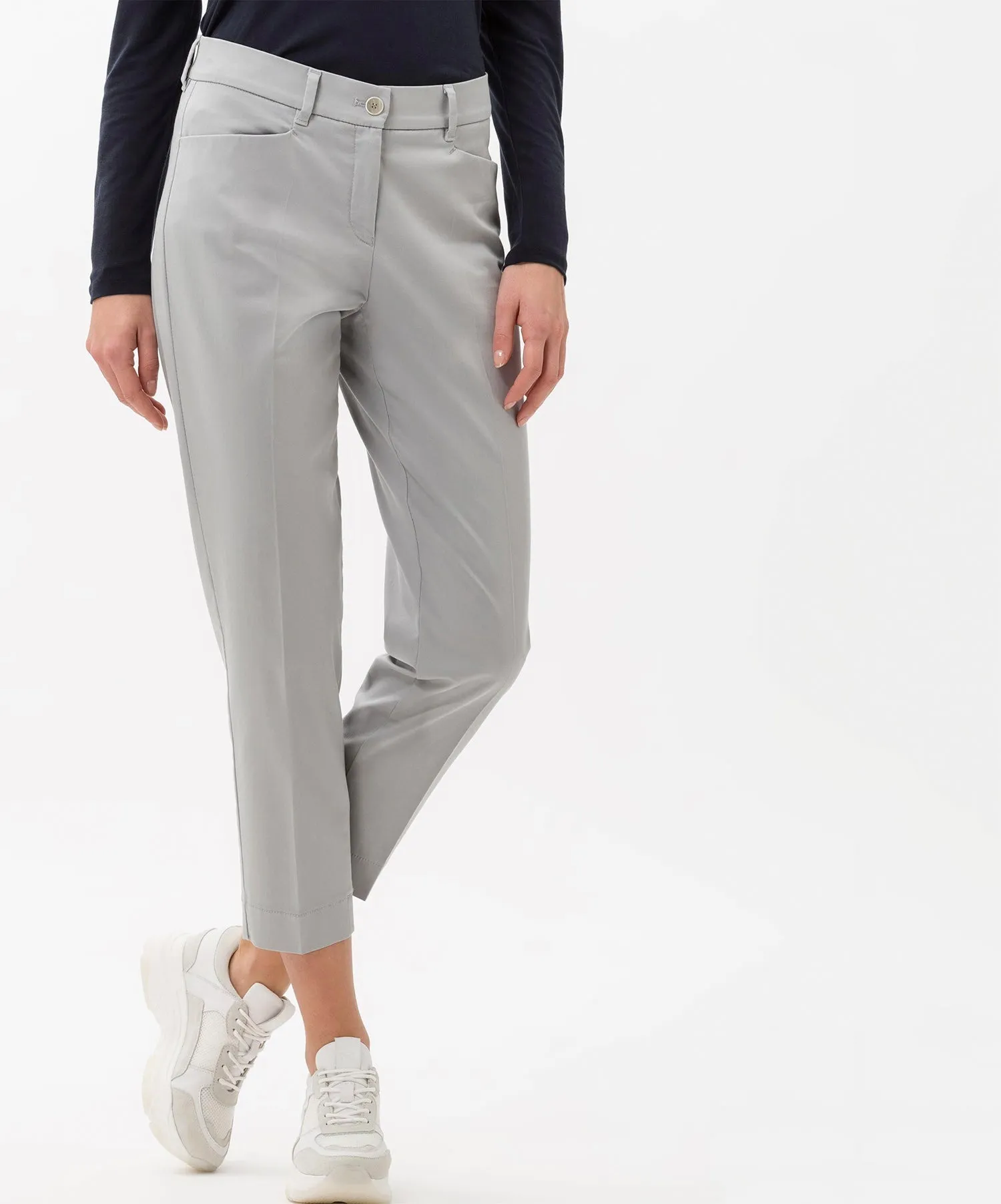 Brax Cotton Pant - Grey