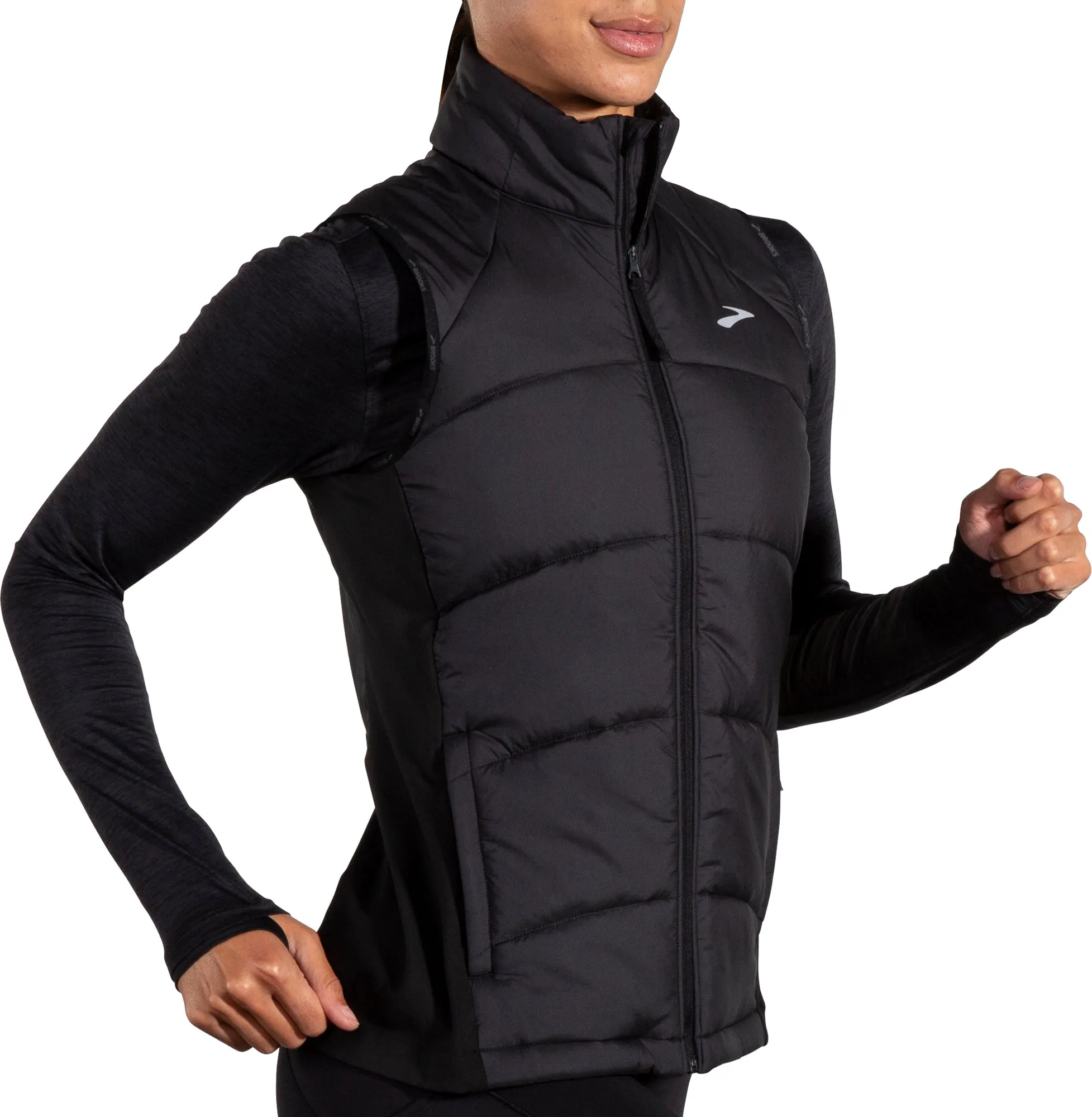 Brooks Shield Hybrid 3.0 Womens Running Gilet - Black