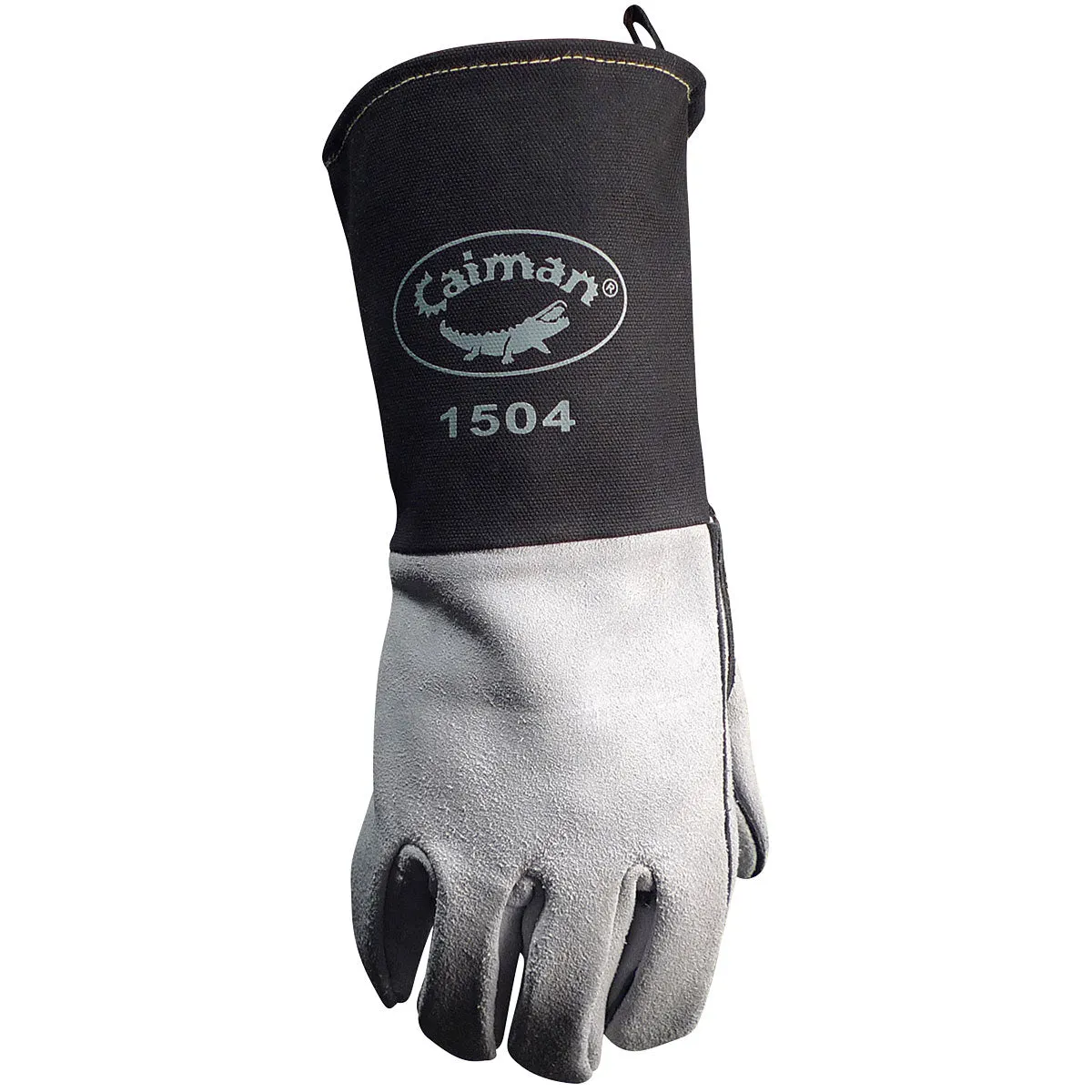 Caiman 1504 Cow Split FR Cotton Cuff MIG/Stick Welding Gloves (One Dozen)