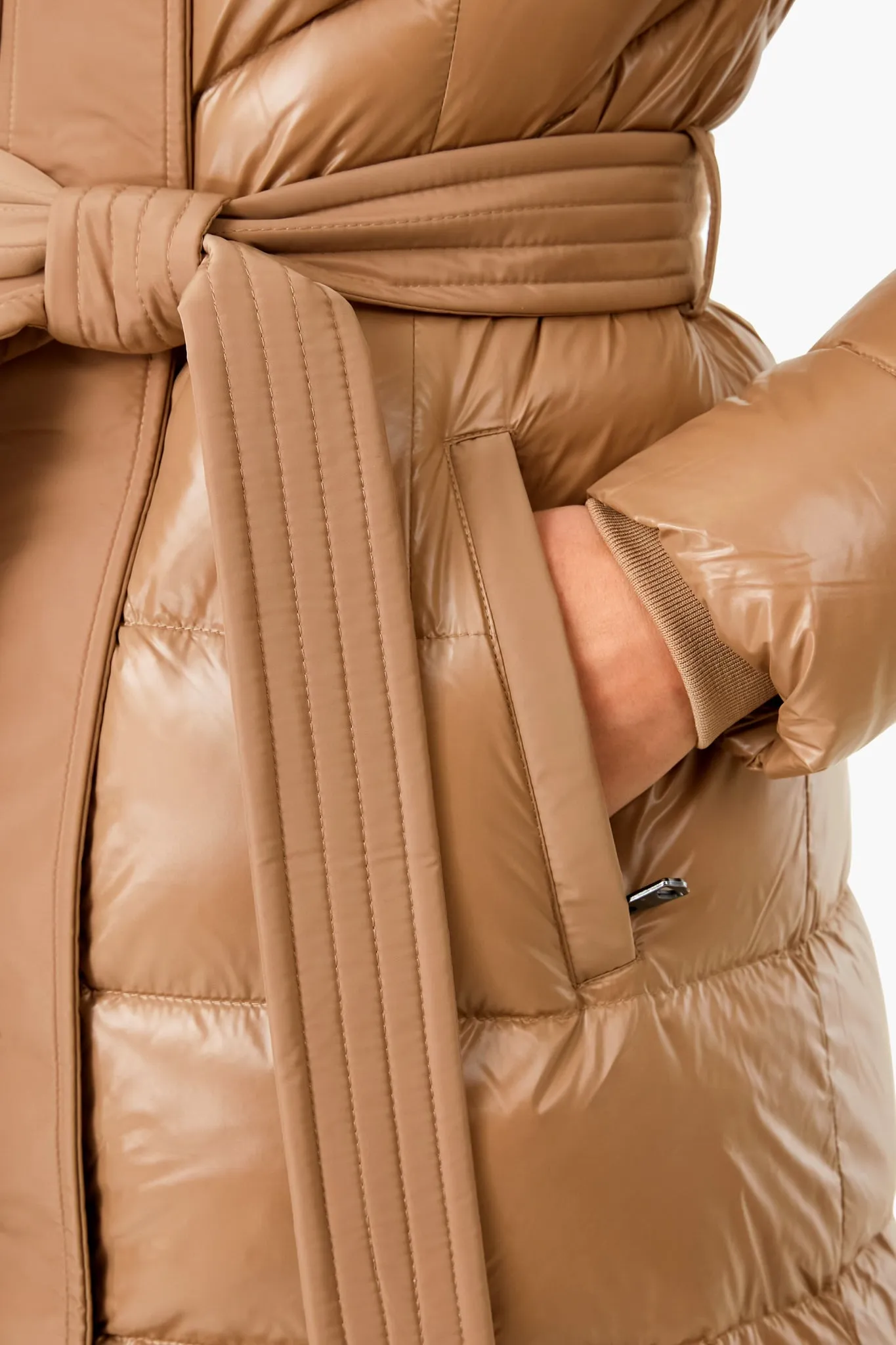 Camel Calina Down Coat