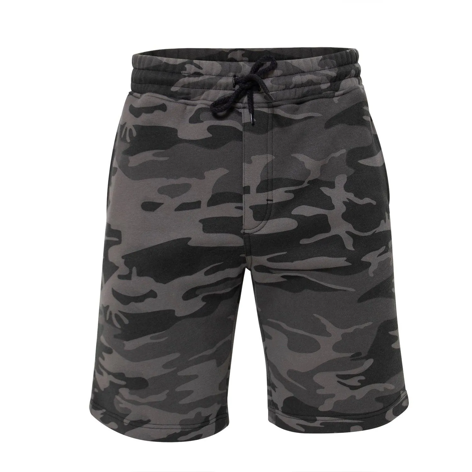 Camo & Solid Color Sweatshorts