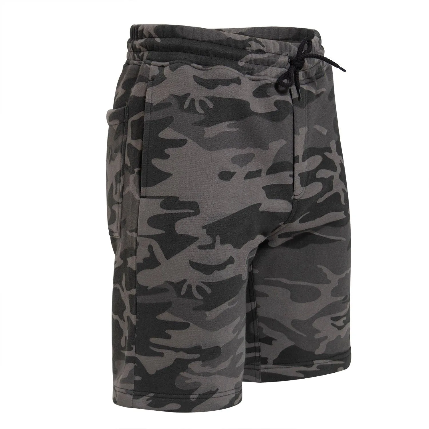 Camo & Solid Color Sweatshorts