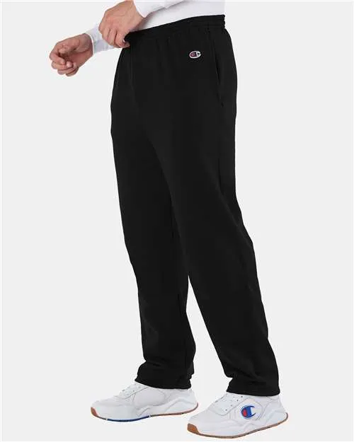 Champion Powerblend® Open-Bottom Sweatpants with Pockets P800