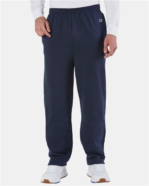 Champion Powerblend® Open-Bottom Sweatpants with Pockets P800