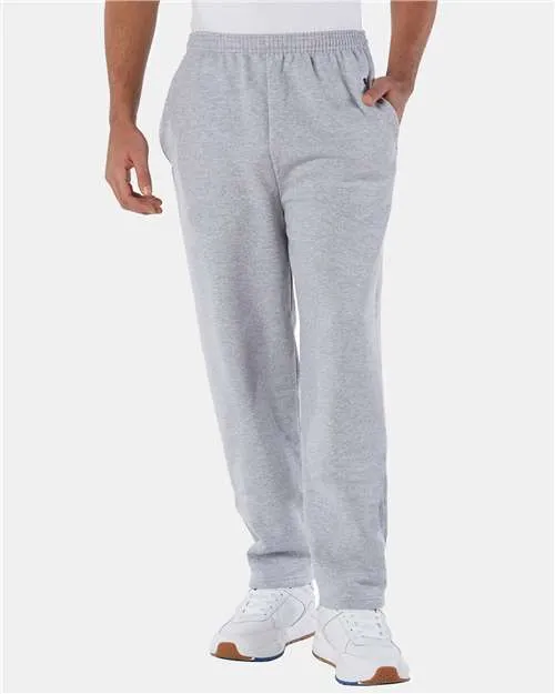 Champion Powerblend® Open-Bottom Sweatpants with Pockets P800