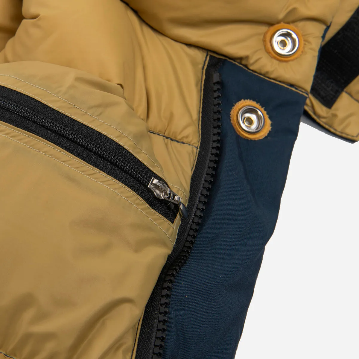 Classico Down Parka - Navy/Khaki