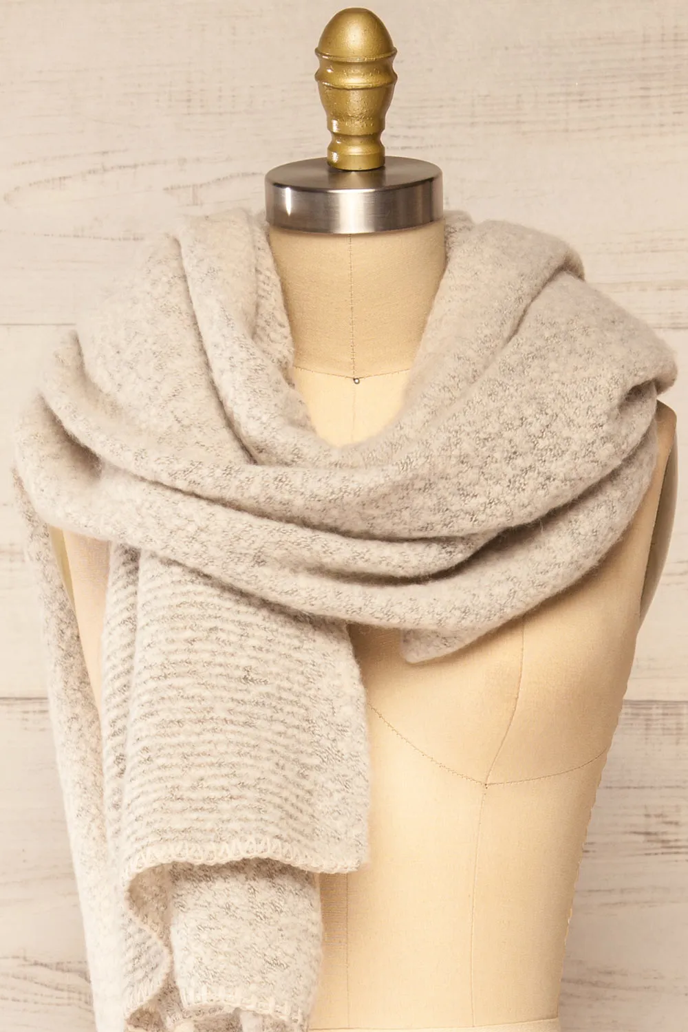 Cordova Grey | Soft Knit Scarf