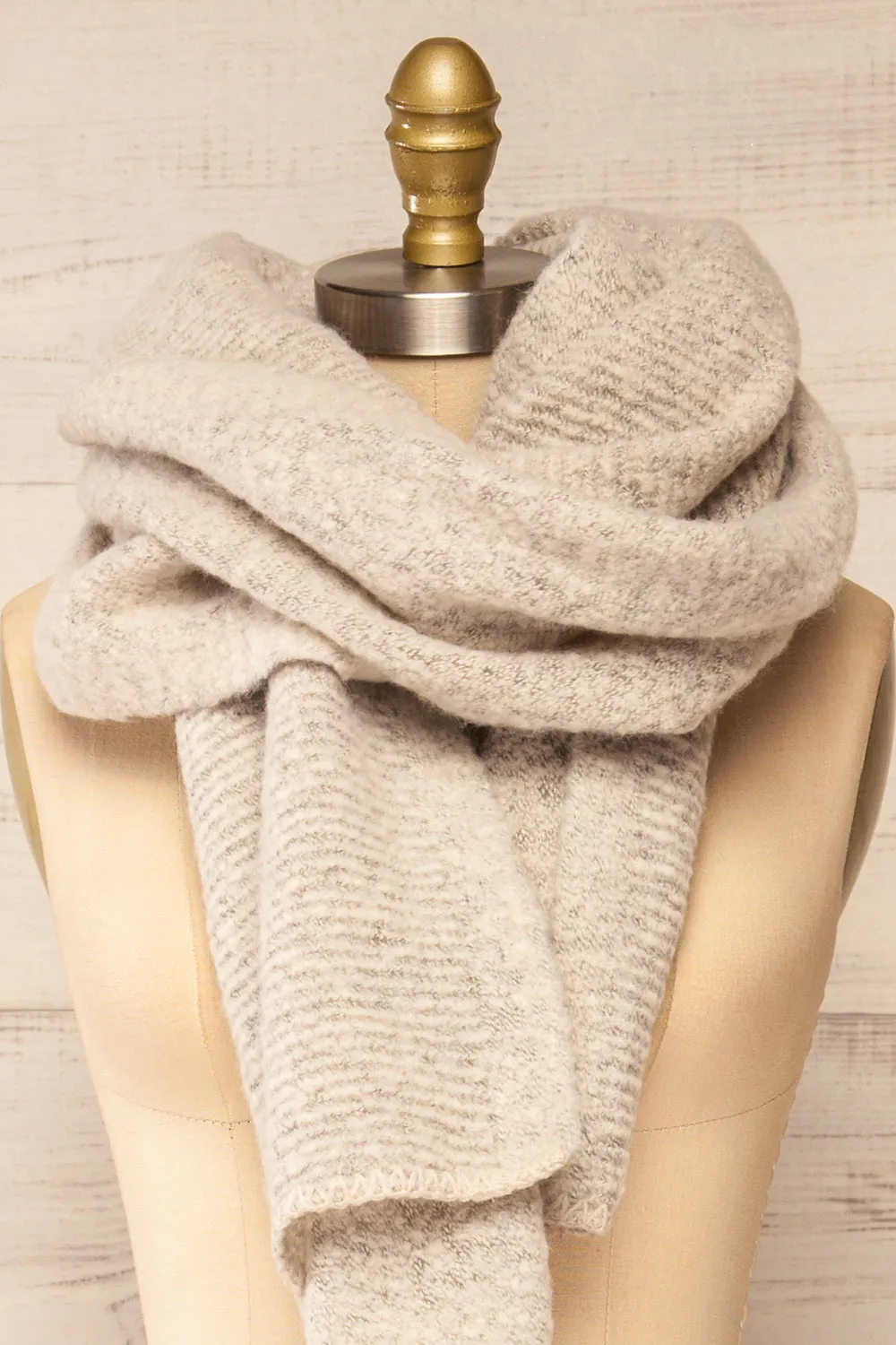 Cordova Grey | Soft Knit Scarf