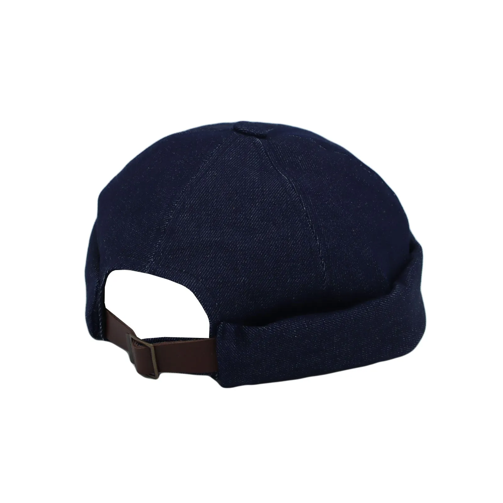 Cotton Denim Brimless Watch Cap Docker Hat Harbour Adjustable YT51420