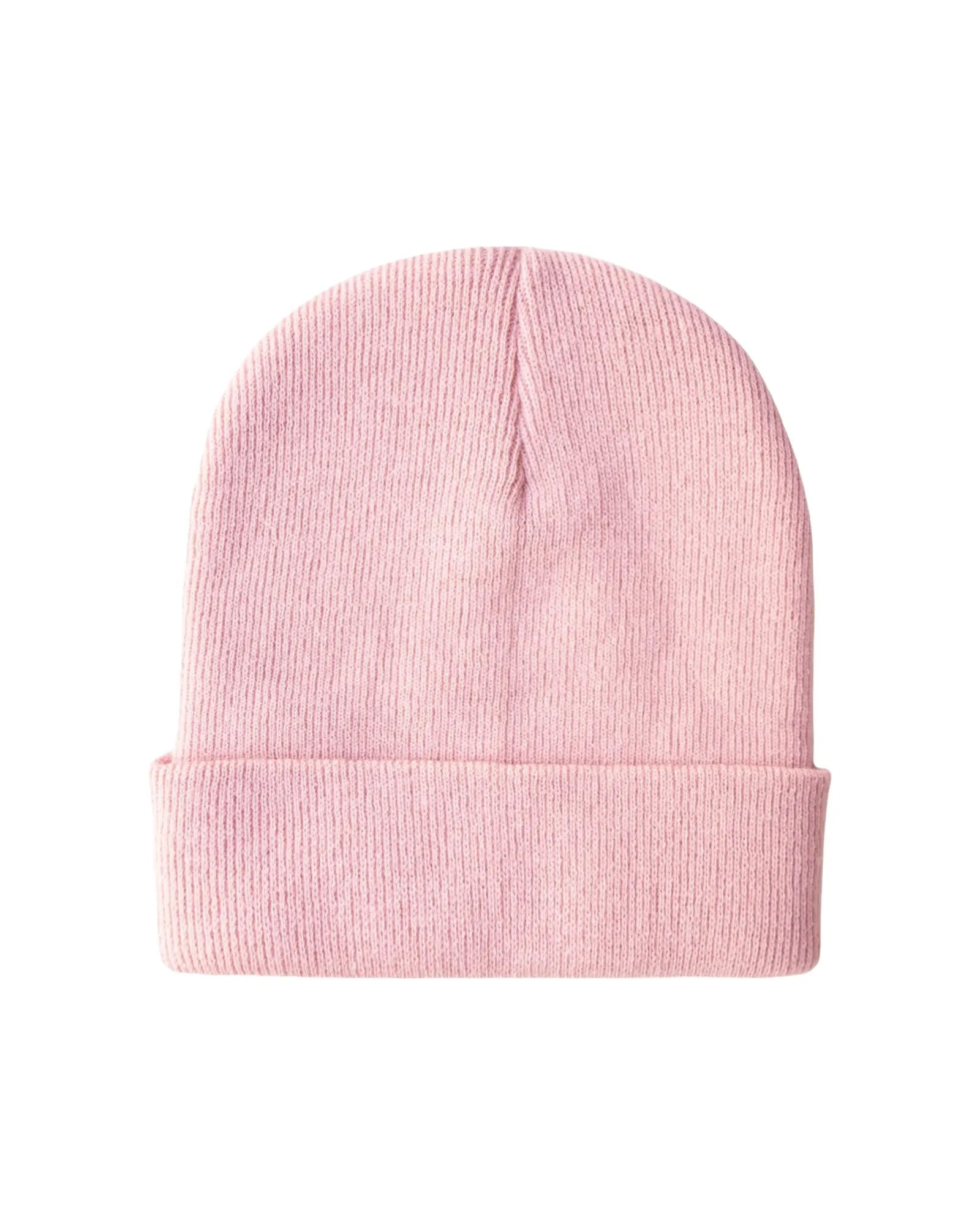 CS107 HAAKWEAR Traditional Silent Cuffed Beanie, Pearl Pink