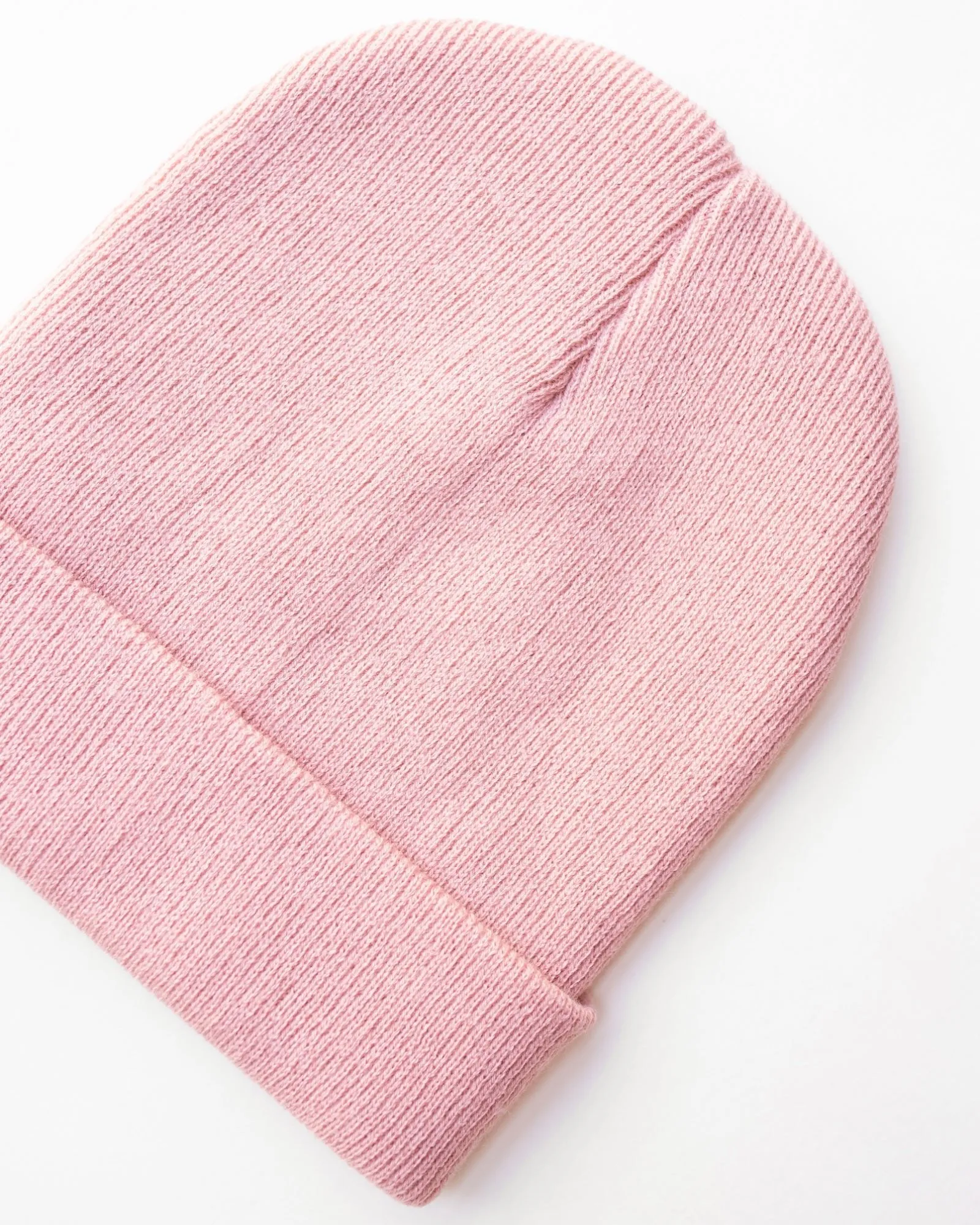 CS107 HAAKWEAR Traditional Silent Cuffed Beanie, Pearl Pink