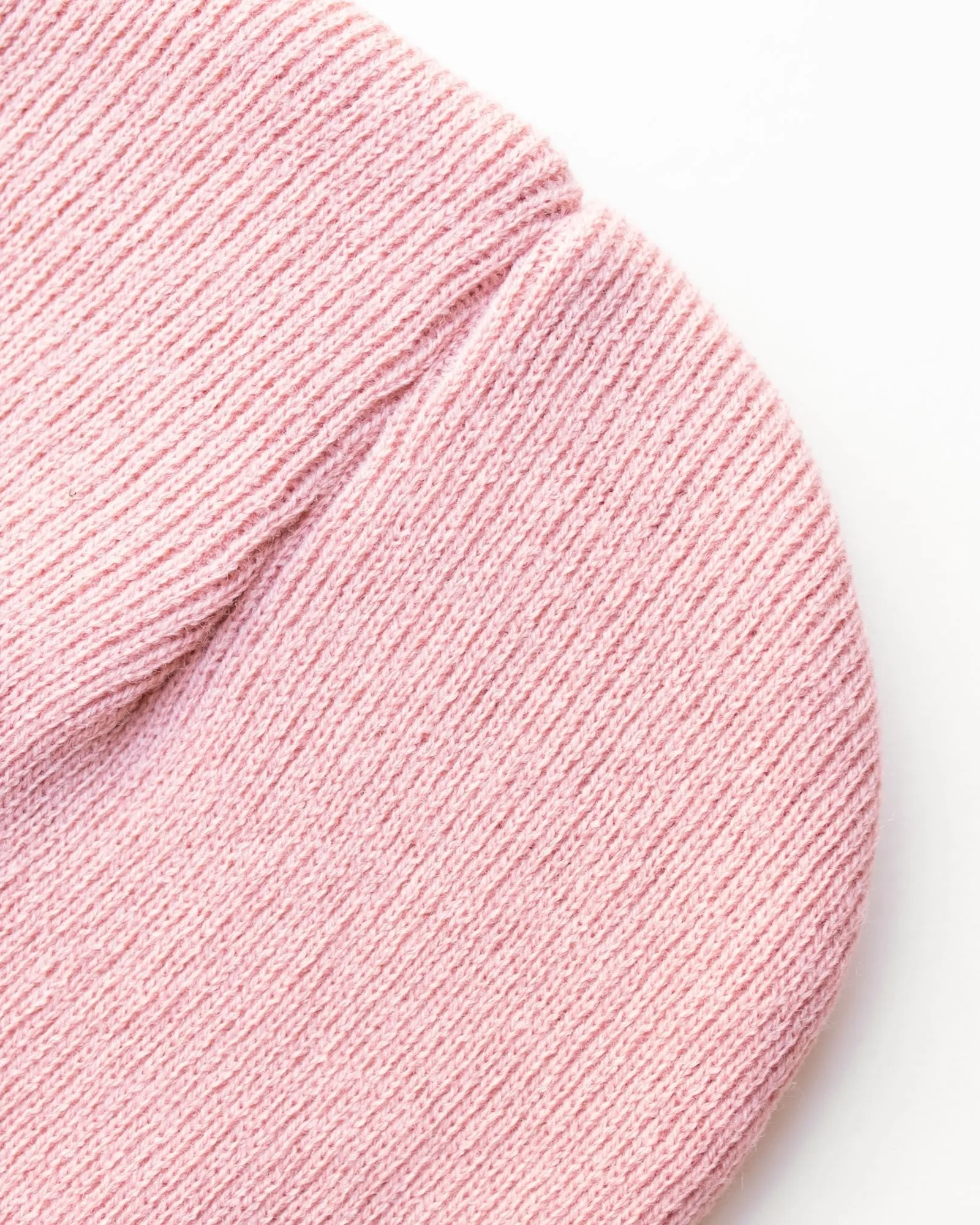 CS107 HAAKWEAR Traditional Silent Cuffed Beanie, Pearl Pink