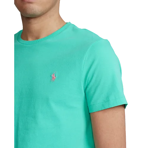 Custom Fit Jersey Crewneck T-Shirt - Green