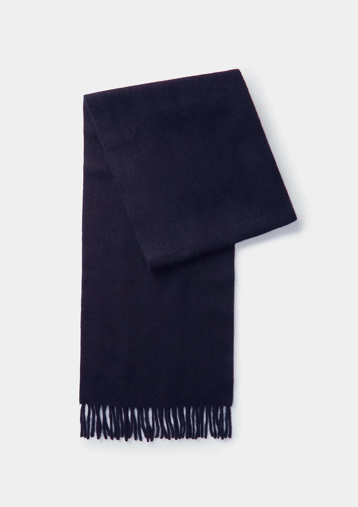 Dark Navy Cashmere Scarf