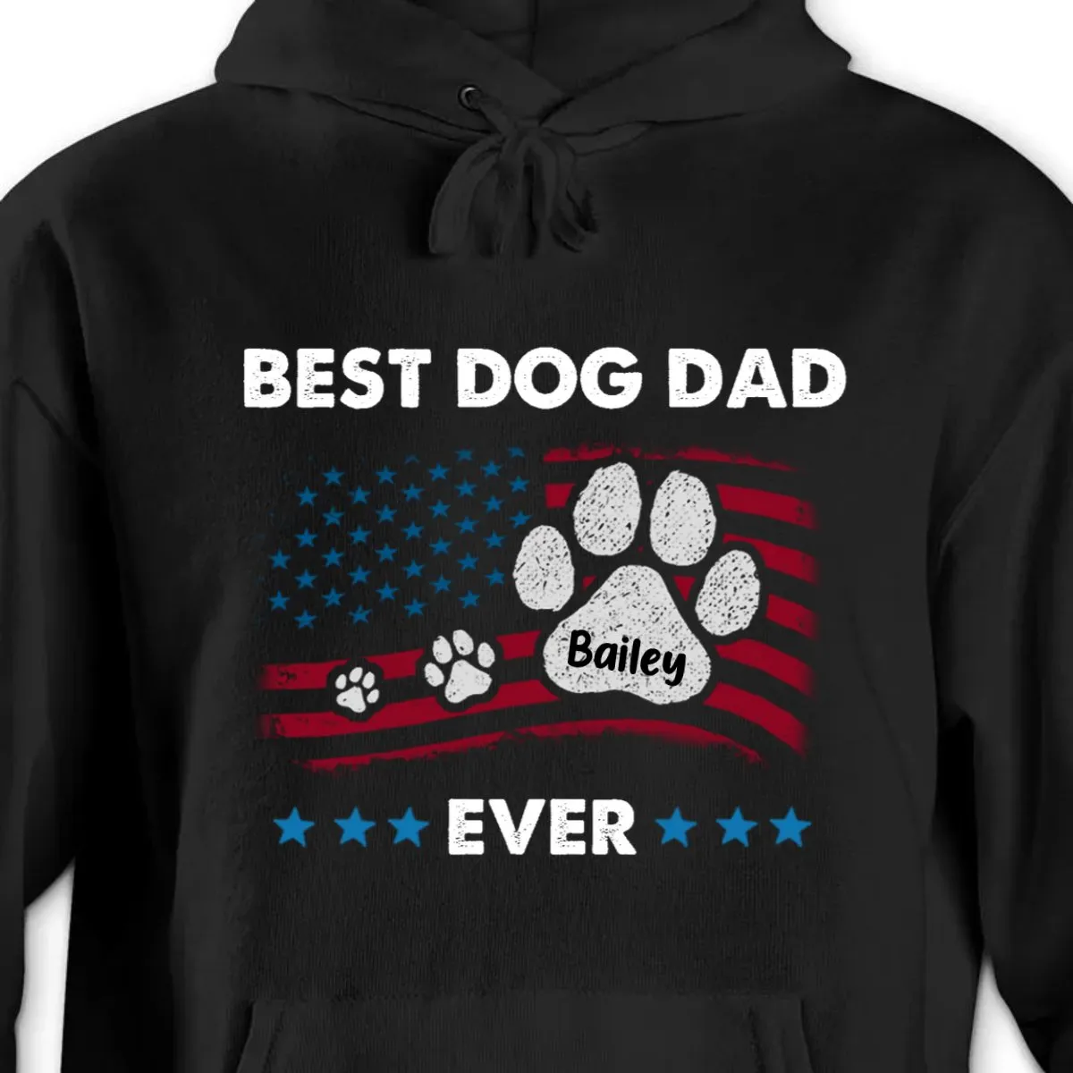 Dog Lovers - Best Dog Dad Ever - Personalized Unisex T-shirt, Hoodie, Sweatshirt