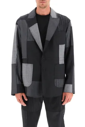 Dolce & Gabbana Patchwork Wool Jacket (Size - 46)