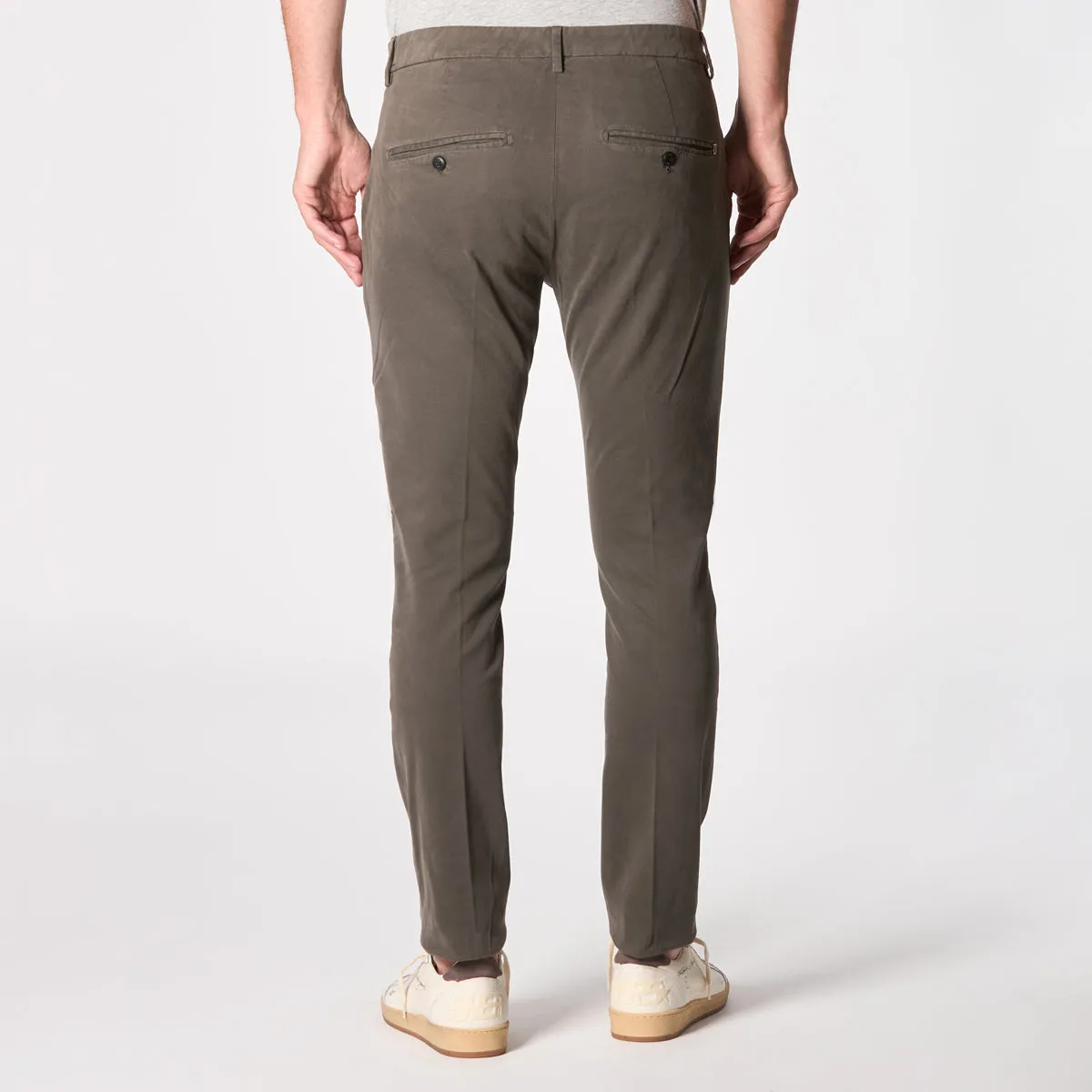 DONDUP TROUSERS UP235 GSE043 PTD 718 BROWN